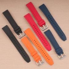 Extra Long for Big + Large Wrists FKM Rubber Quick Release Watch Strap Band Dive