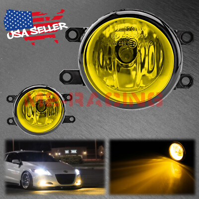 2011-2014 Lexus IS350 Pair Yellow Lens Lamp Fog Light Replacement Fit Quality T3