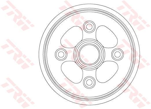 Tambour de frein Chevrolet Spark arrière de 180mm pour rouler en toute sécurité au quotidien