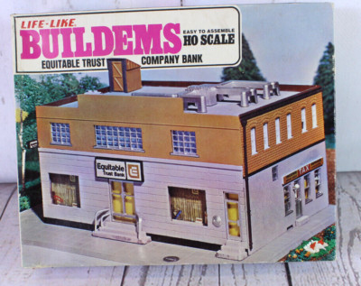Life-Like Buildems  Equitable Trust Company Bank HO Scale Kit #S-382