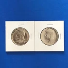 2019 P+D Kennedy Half Dollar coins from mint rolls in flips.