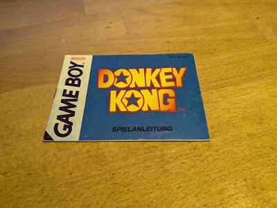 Donkey Kong 94 Anleitung Manual Nintendo Gameboy