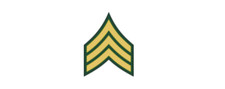 4" army e-5 sgt sergeant green bumper sticker decal usa made
