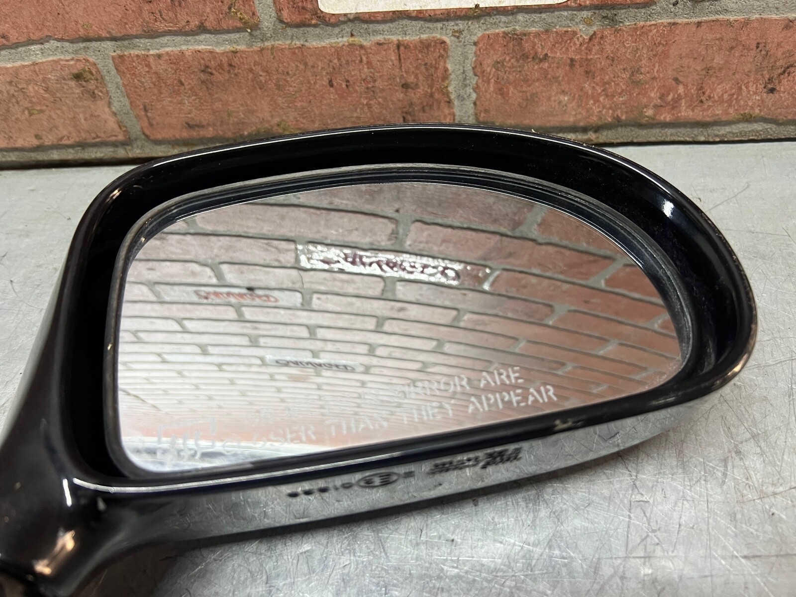 91-99 Mitsubishi 3000gt Stealth Passenger Right RH Mirror Power Black ...