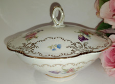 PORTA BON BON CARAMELLE CENTROTAVOLA IN PORCELLANA BAVARIA VINTAGE ALT 13,5 cm