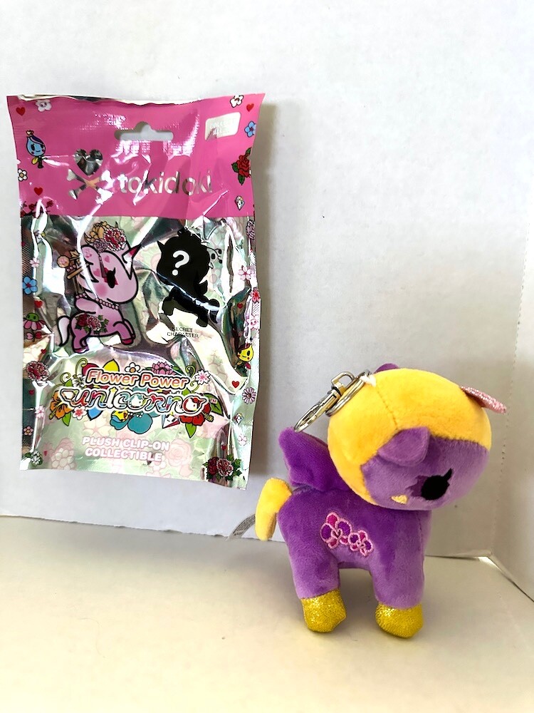 RARE Tokidoki Unicorno Secret Character Plush Keychain Clip