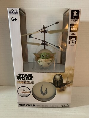 Baby Yoda Star Wars The Mandalorian ''The Child'' Motion Sensing Helicopter NEW!