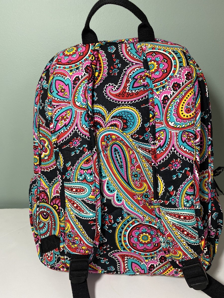 Vera Bradley Campus Backpack in Partisan Paisley | eBay display picture 2