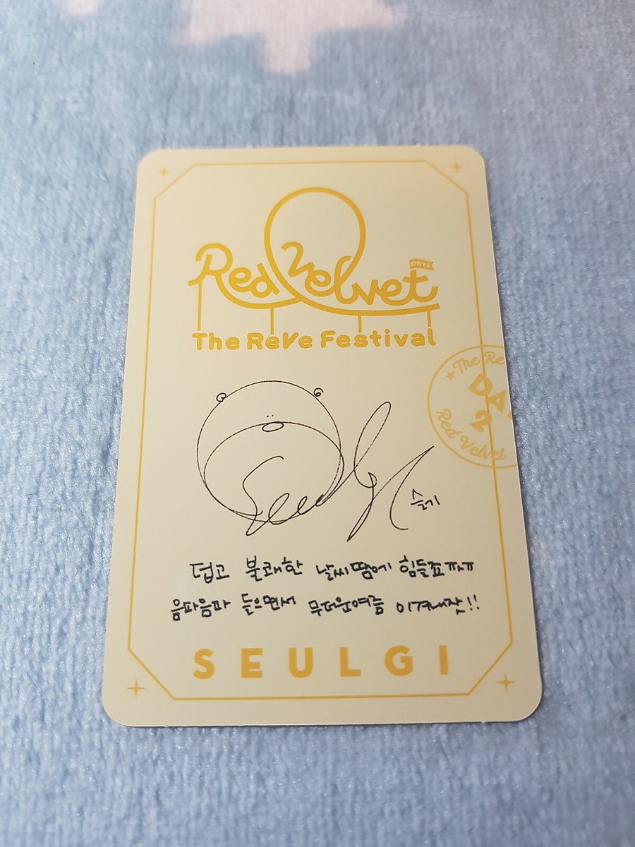 Red Velvet Album The ReVe Festival Day 2 Umpah Seulgi Type-C