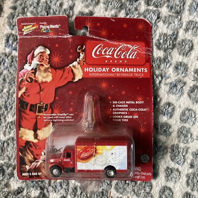 Coca Cola Johnny Lightning Holiday Ornaments International