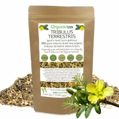 ORGANICTAS Organic Bulgarian TRIBULUS TERRESTRIS Tea LIBIDO TESTOSTERONE Detox Aphrodisiac