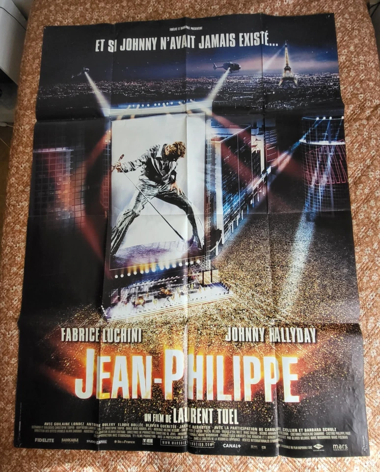 Rare Johnny Hallyday Trés Grande Affiche 157 x 115 du Film Jean Phillipe. TBE - Photo 1/1
