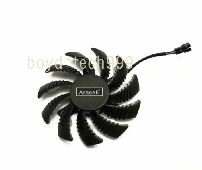 GPU Cooling Fan For Gigabyte PLD08010S12H GV-N970G1 GTX 970 GTX970 GV-N970WF3 - Image 4 of 4