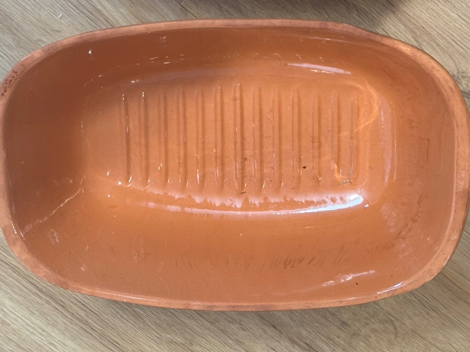 Original  Römertopf - ca. 33 x 22 cm - Terracotta - Bild 4 von 4