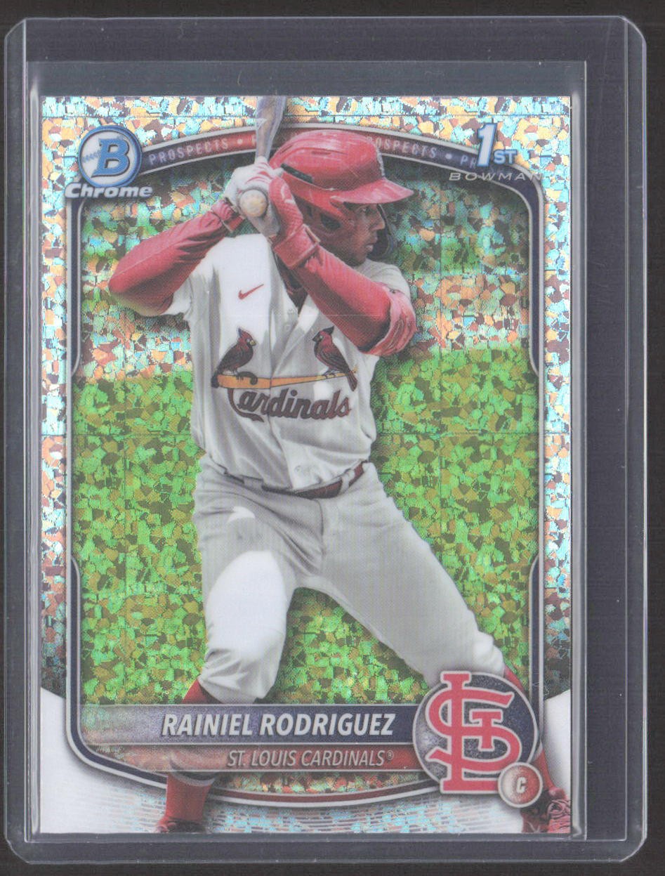 2025 Bowman Chrome #BCP-200 Rainiel Rodriguez Prospects Mini-Diamond
