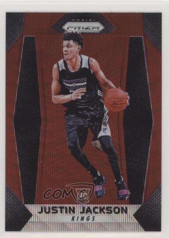 2017-18 Panini Prizm Ruby Wave Prizm Justin Jackson #27 8f4