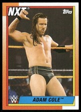 2021 Topps Heritage WWE #77 Adam Cole wrestling card