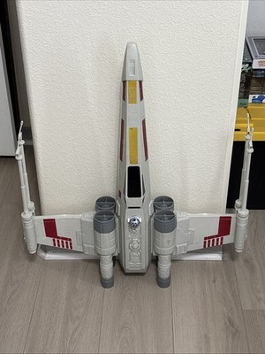 Hasbro Star Wars Giant 29'' X-Wing Fighter + R2D2 Used 