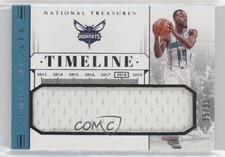 2018 Panini National Treasures Timeline Materials 35/99 Kemba Walker #TM-KWK fm0