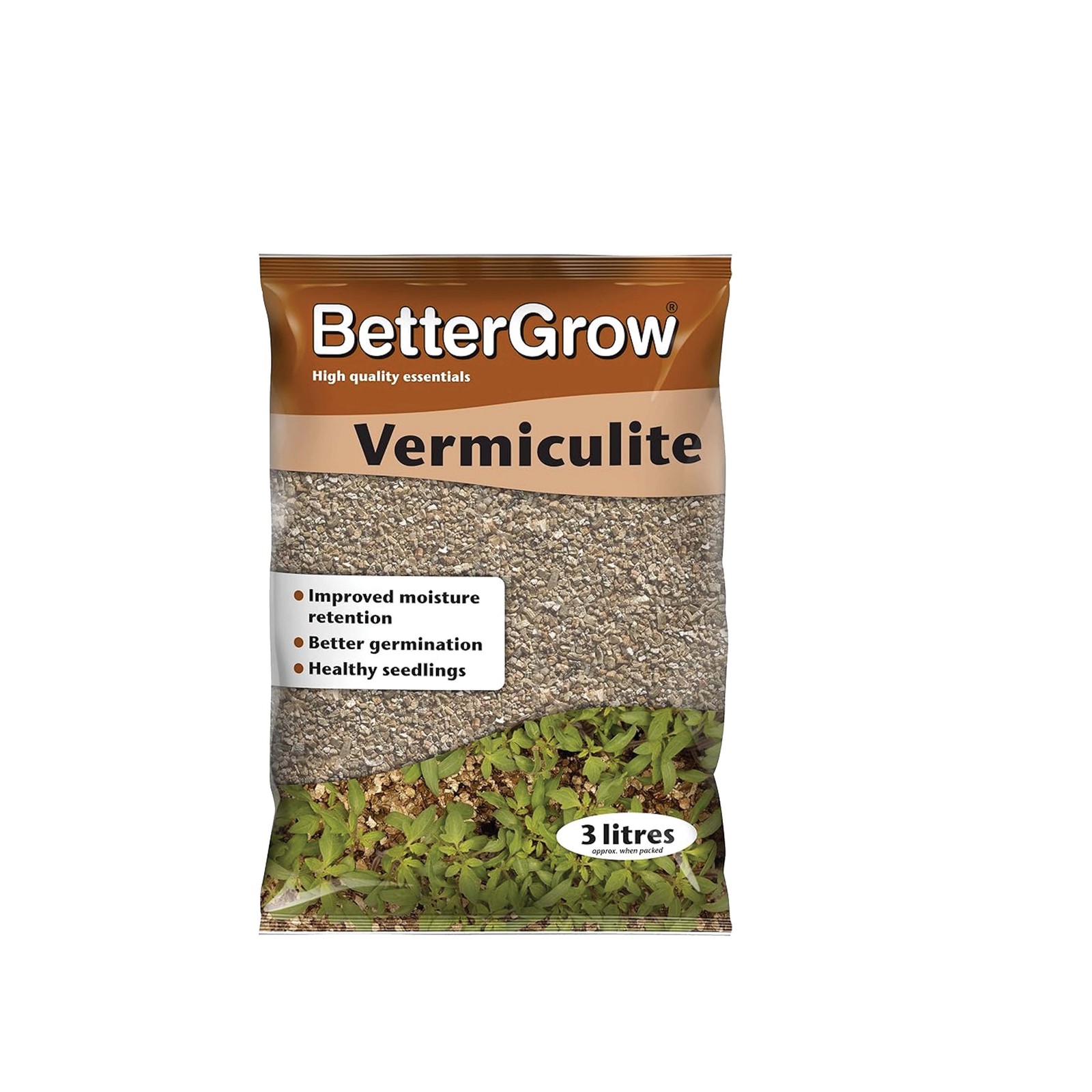 Growth Technology BetterGrow Vermiculite Soil Additive 3 Liter for Seed Starting