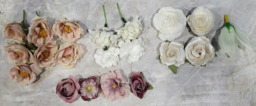 Artificial Greenery Spray Box Assortment Of Fake Flowers (20)
