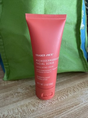 TRADER JOES NOURISH MICRODERMABRASION SCRUB! This will Leave Your Face Baby Soft