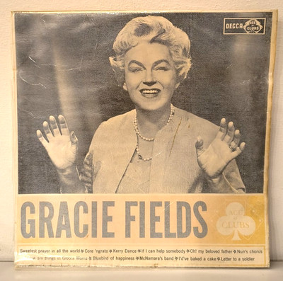 GRACIE FIELDS - GRACIE FIELDS - VINYL POOR/VG+ LP MONO