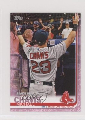 2019 Topps Mini Rookie Debut Pink 14/25 Michael Chavis #US192 Rookie RC 4l3