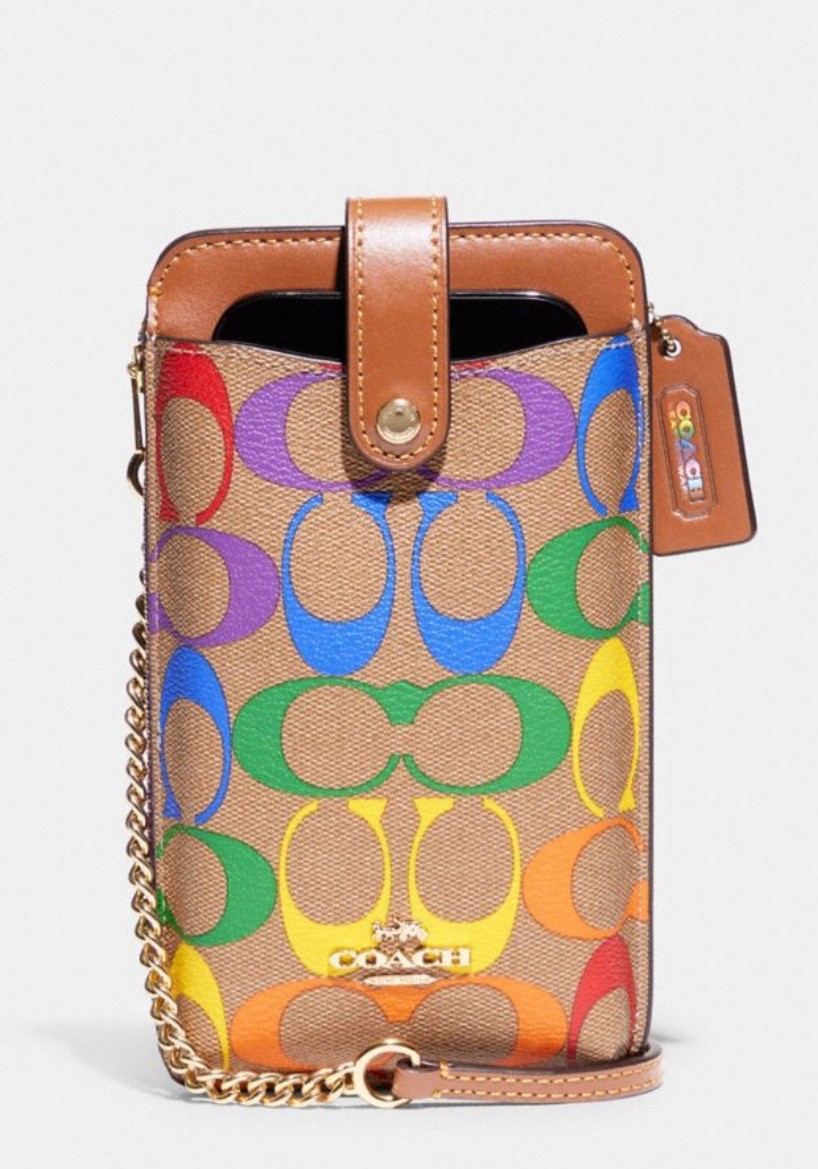 Signature Canvas Coach Pride Bags NWT Coach Pride Phone Crossbody
