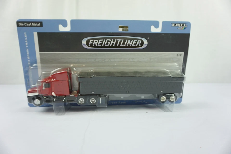 Ertl BRITAINS 1/64 Red Freightliner w/ Grain Trailer 37042 Open Box - Image 2 of 4