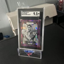 2024 Prizm D.P. Joe Namath Purple Ice Prizm #96. 136/149. SGC-9.5