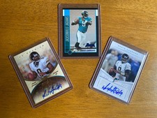 Jacksonville Jaguars David Garrard Signed/Auto/autograph 3 Card Lot w/Rookie. rookie card picture