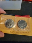1984 P & D Kennedy Half Dollar 50C Philadelphia Denver in Mint Cello Free Ship