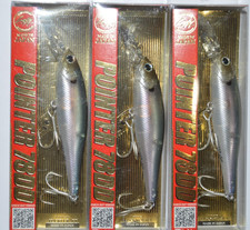 3 lures lucky craft pointer 78dd sp 3 1/8"  suspending jerkbait ghost minnow