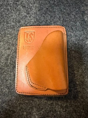 OEM SEECAMP LWS32 LWS380 FORMED PREMIUM NATURAL LEATHER WALLET POCKET HOLSTER