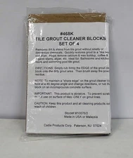 Set of 4 Tile Grout Cleaner Blocks
