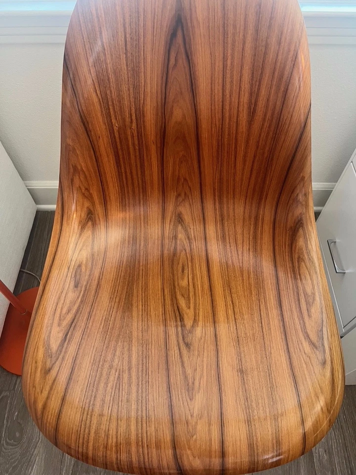 Herman Miller- Eames Molded Plywood Side Chair- Palisander Wood - Image 2 of 4