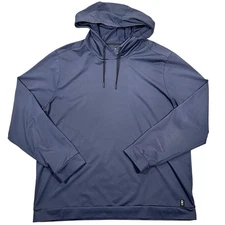 Rhone Essentials Performance Hoodie Pullover Mens 2XL Navy Stretch Lightweight