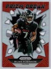 2023 Panini Prizm #PB-8 Bijan Robinson Prizm Break Prizms Silver