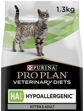 PRO PLAN VETERINARY DIETS HA Hypoallergenic Dry Cat Food 1.3kg 19.23 per kilo