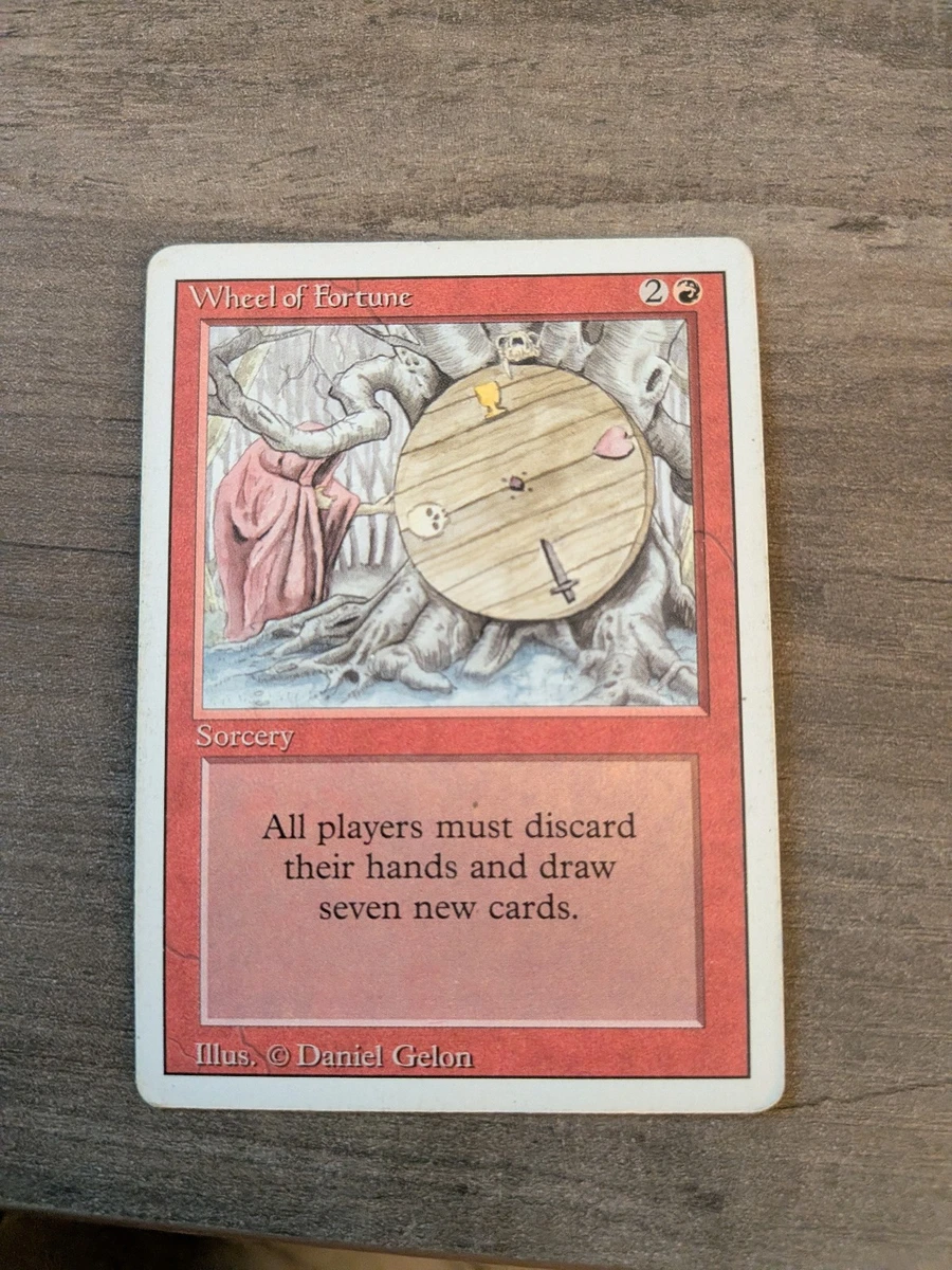 Wheel Of Fortune In Individual Magic: The Gathering Cards for sale