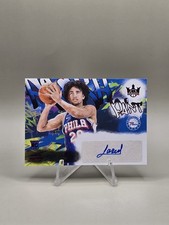2024-25 Court Kings Jared McCain #FP-JAR Fresh Paint Ruby Auto /99 RC Sixers