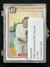 1983 Donruss Baseball HOF Heroes Complete Set (44)