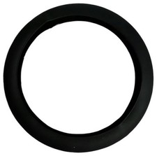 Universal Car Steering Wheel Cover, Black Silicone, 15 Inches Anti-Slip