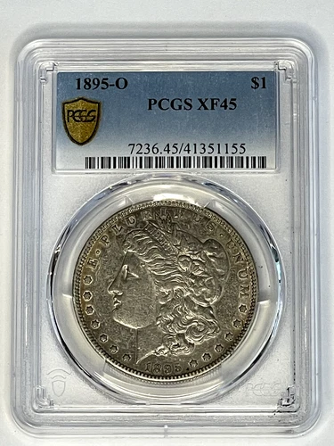 1895-O Morgan Silver Dollar $1 PCGS XF45 ~ Nice Toned Original ~Free US Shipping