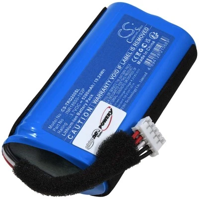 POWERY Akku für Teufel Rockster Go 2 Lautsprecher 3,7V 5200mAh/19Wh Li-Ion Blau