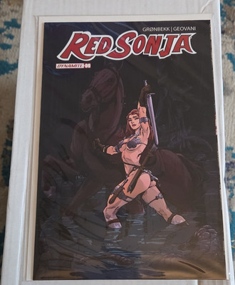 Dynamite Comics Red Sonja #9 Single Issue Color Grønbekk Geovani Cover