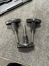 Lot of 3 NEW Mole Richardson 1/2 13 Thread Insulated Clamp Tilt Knobs 2.5" Long