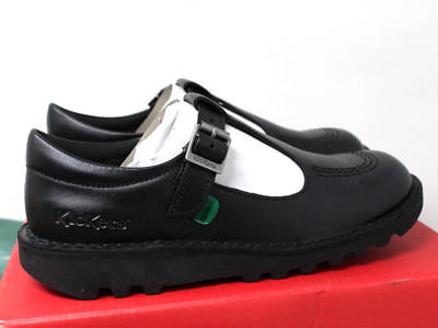 KICKERS JR KICK T BAR LEATHER JF SIZE JR  35 US JR 3.5 NIB