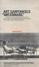1978 Original Art Garfunkel "Watermark" Album Release Industry Promo Print Ad